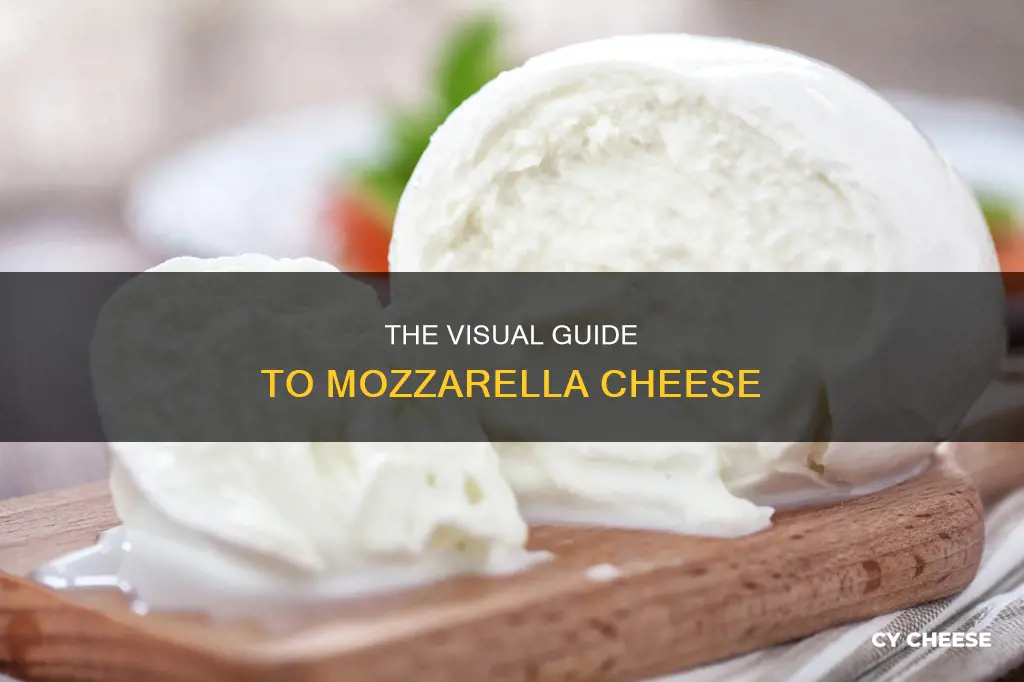 what does mozzarella cheese look like