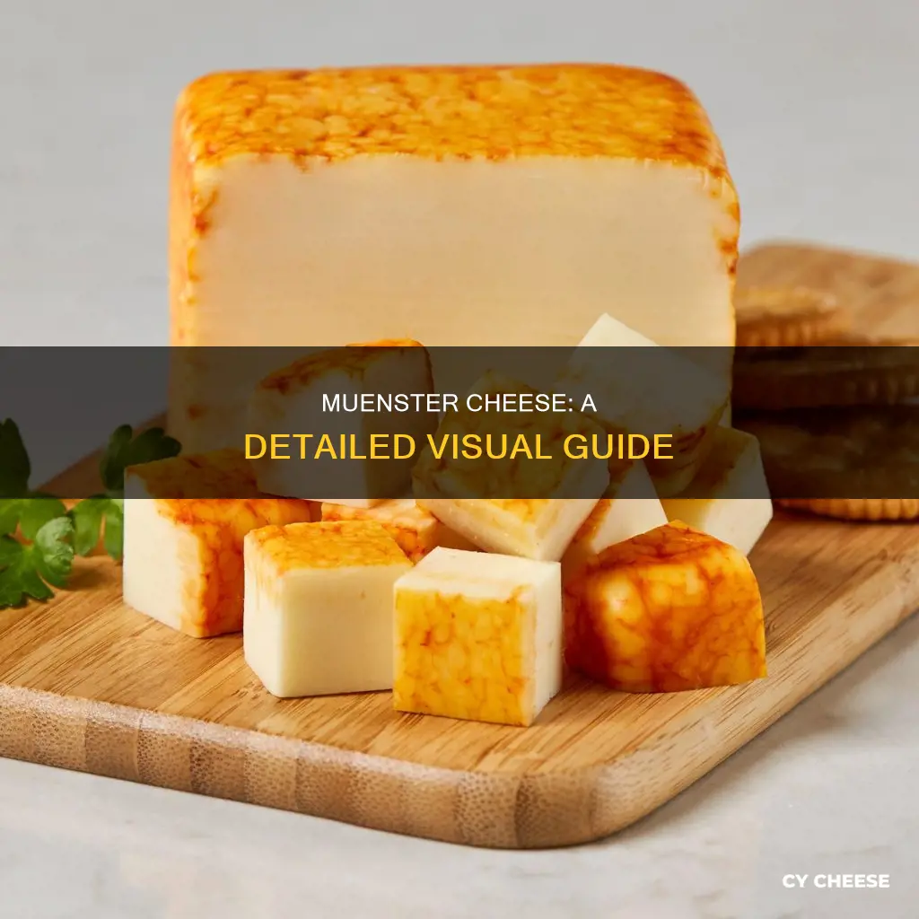 what does muenster cheese look like