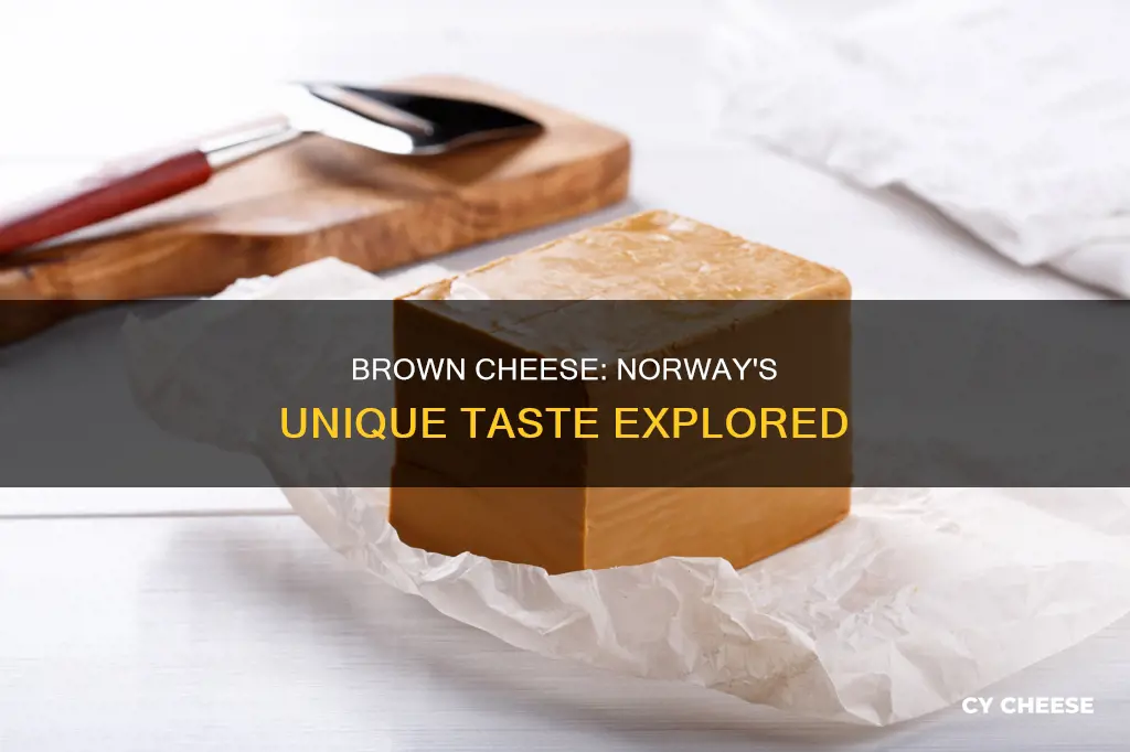 what does norwegian brown cheese taste like