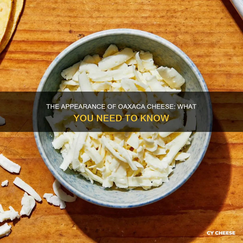 what does oaxaca cheese look like