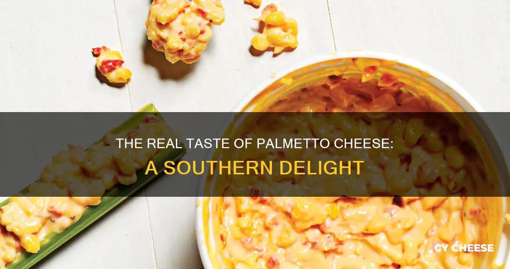 what does palmetto cheese taste like