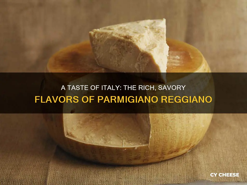 what does parmigiano reggiano cheese taste like