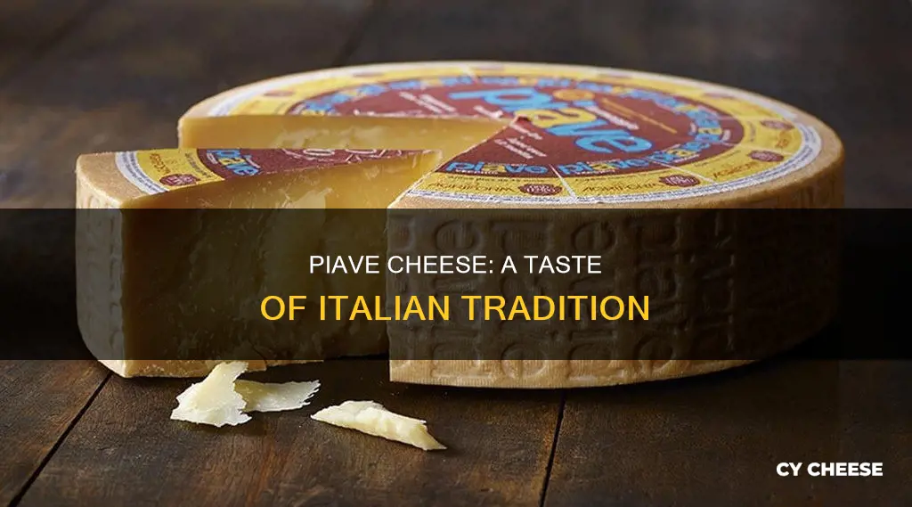 what does piave cheese taste like