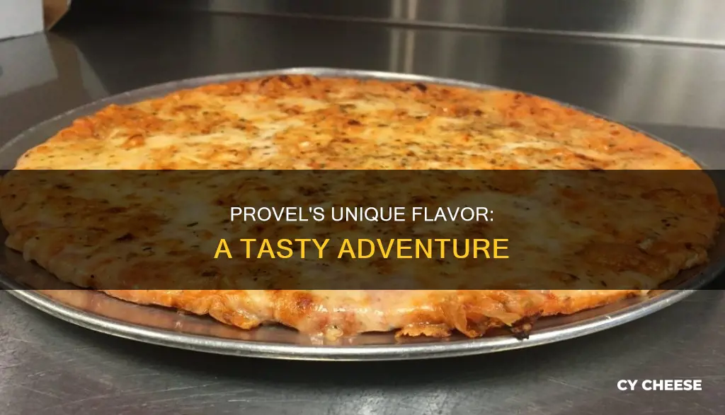 what does provel cheese taste like