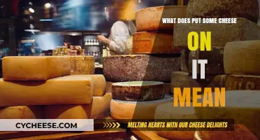 The Meaning of "Put Some Cheese on It
