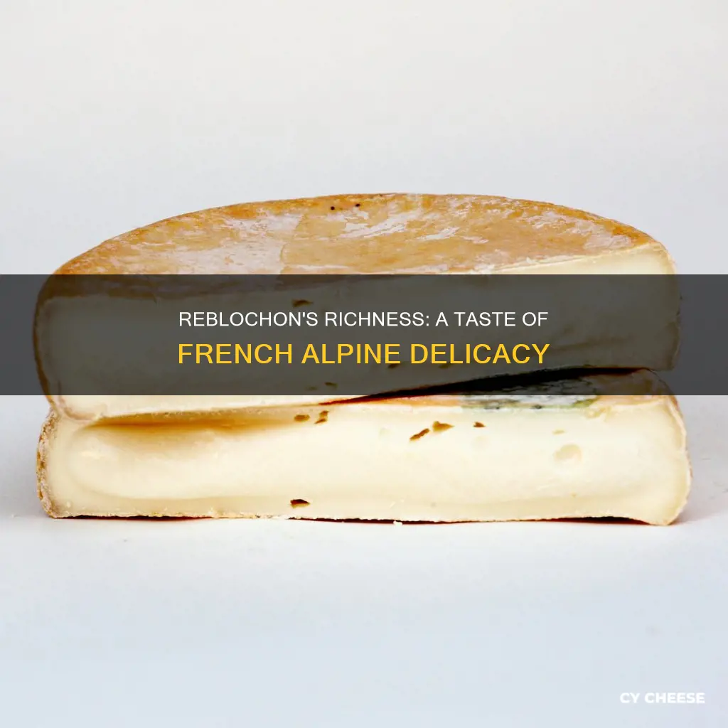 what does reblochon cheese taste like