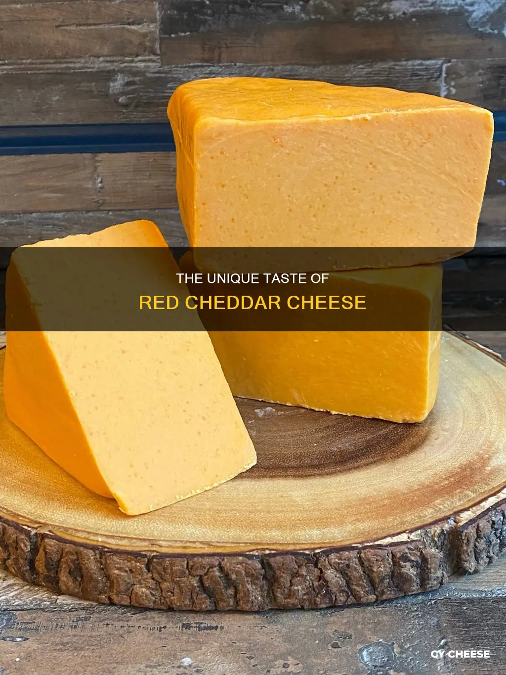 what does red cheddar cheese taste like