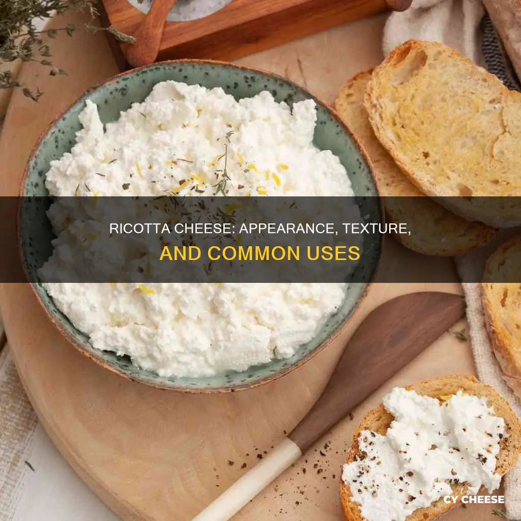 what does ricotta cheese look like