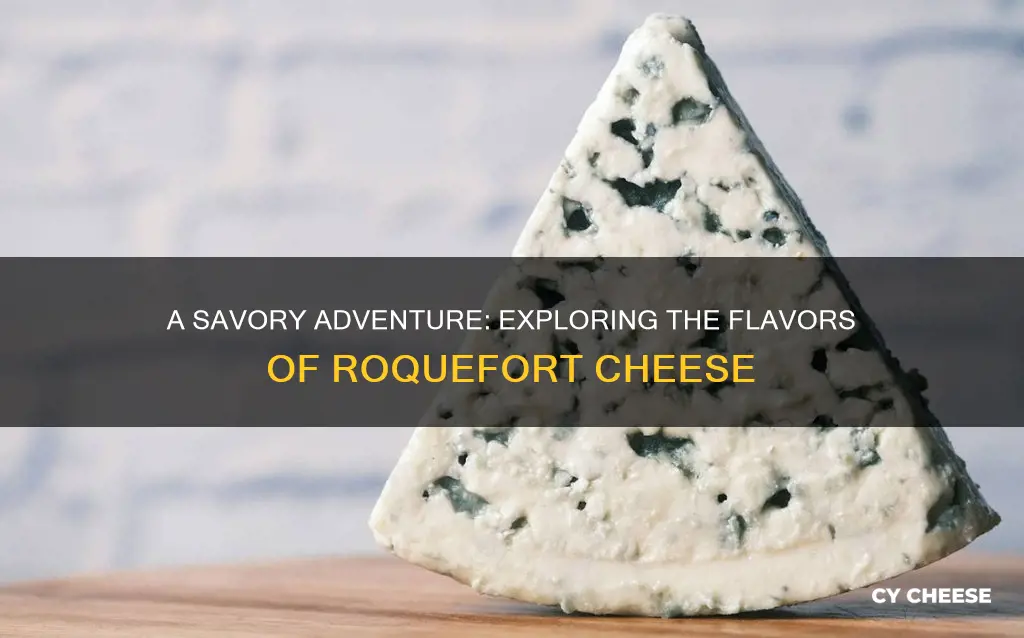 what does roquefort cheese taste like