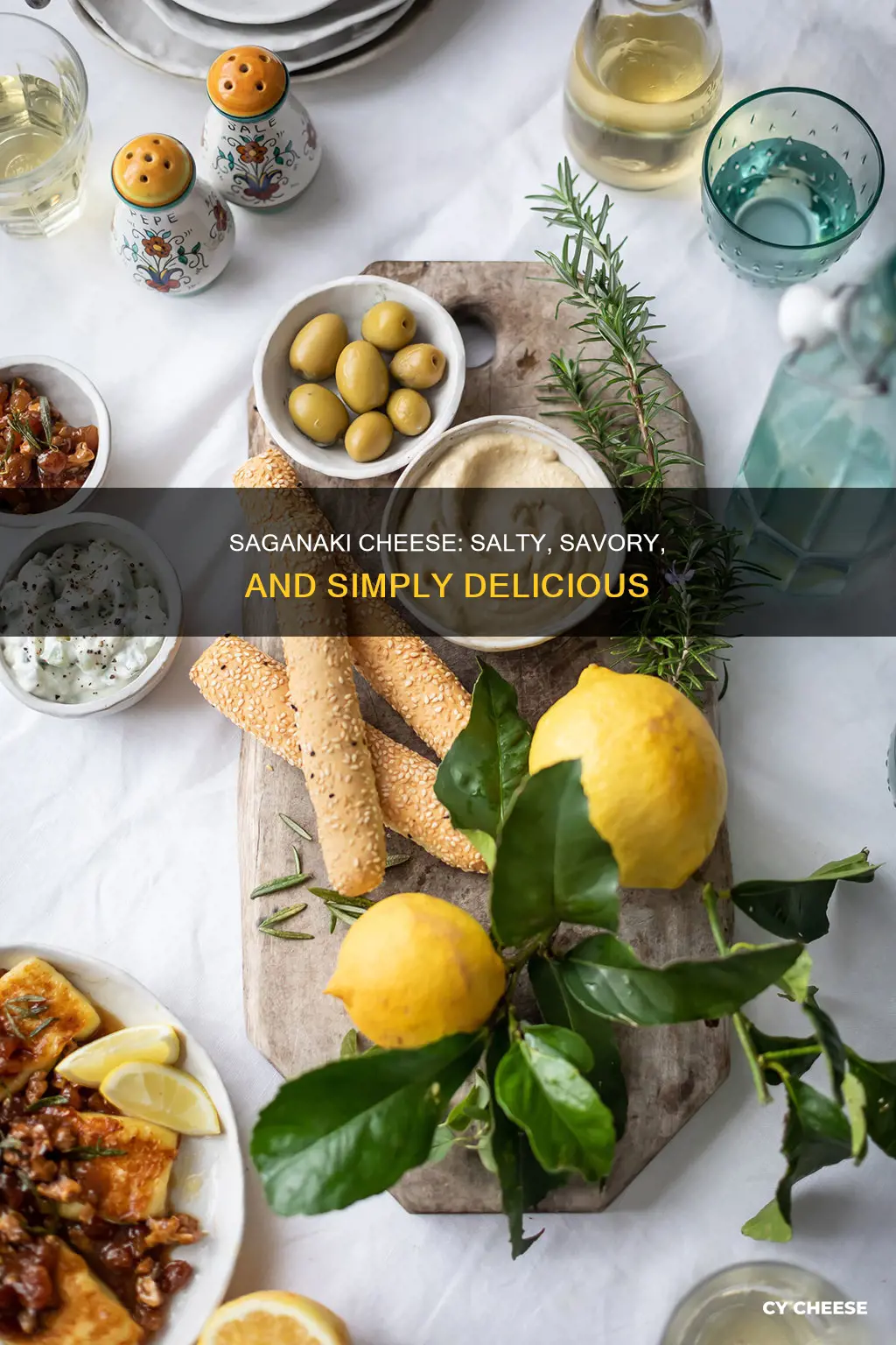 what does saganaki cheese taste like