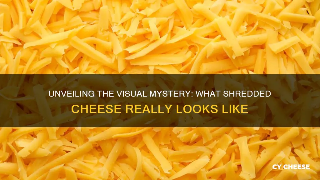 what does shredded cheese look like