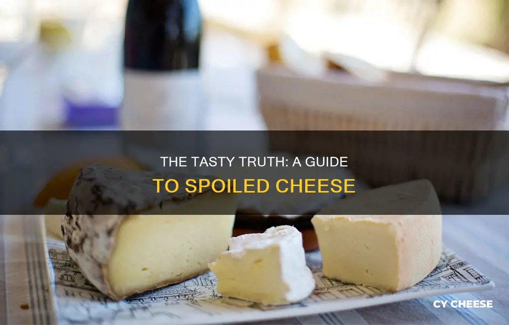 what does spoiled cheese taste like