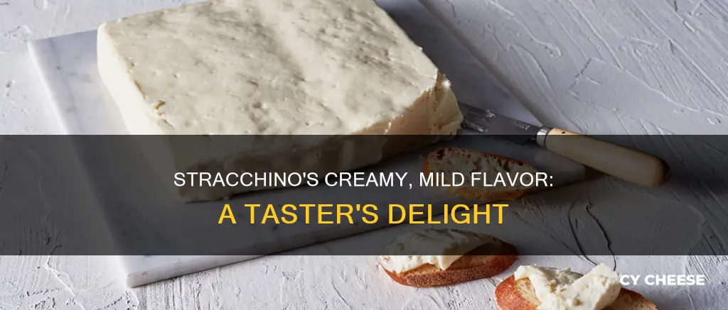 what does stracchino cheese taste like