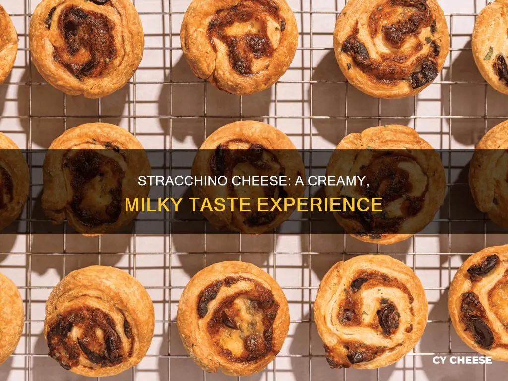 what does stracchino cheese taste like