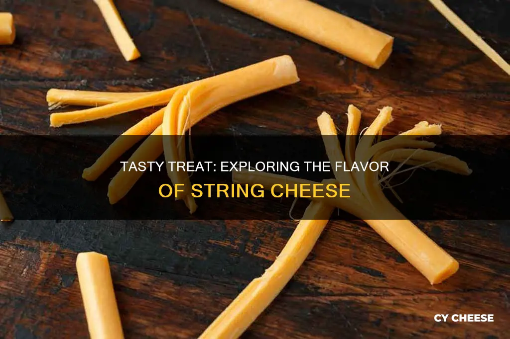 what does string cheese taste like