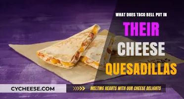 Taco Bell's Cheese Quesadillas: What's in the Melty Goodness?