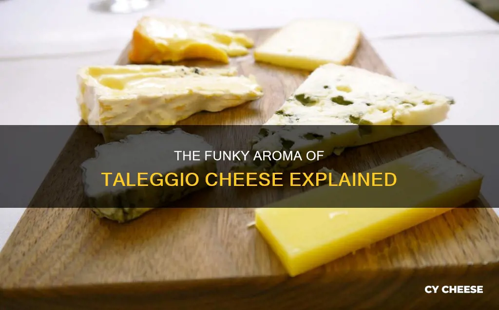 what does taleggio cheese smell like