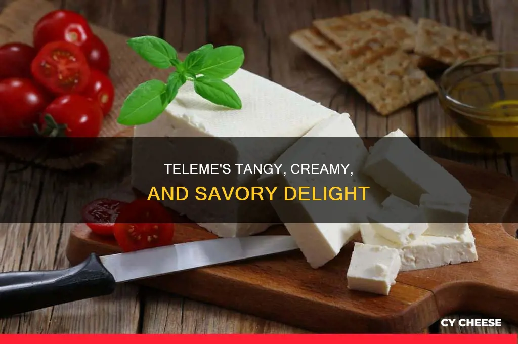 what does teleme cheese taste like