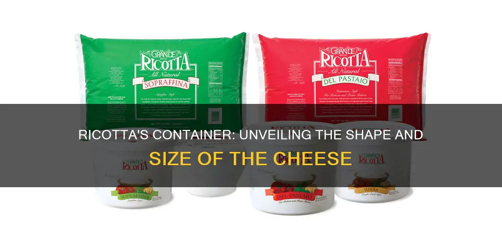 what does the container of ricotta cheese look like