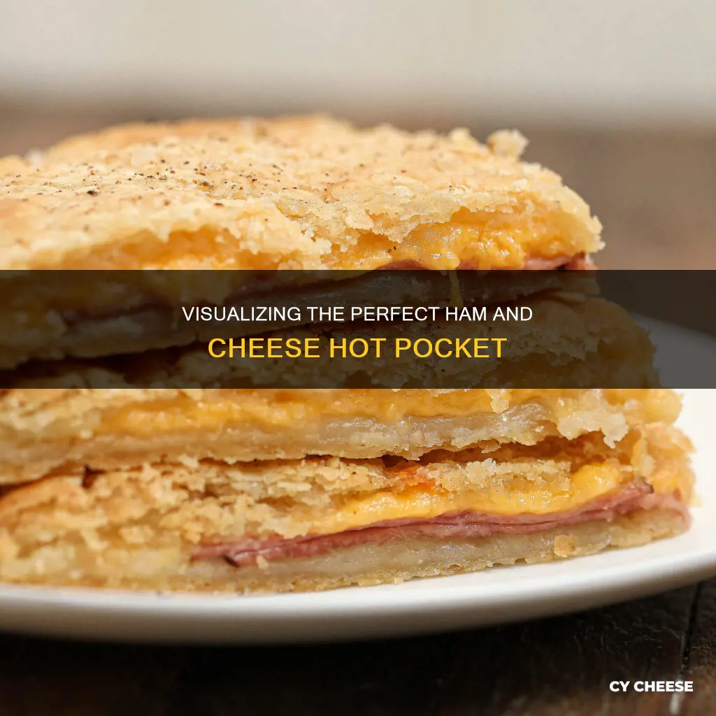 what does the ham and cheese hot pocket look like