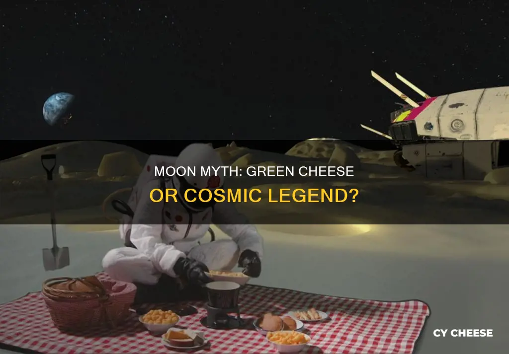 what does the moon is made of green cheese mean