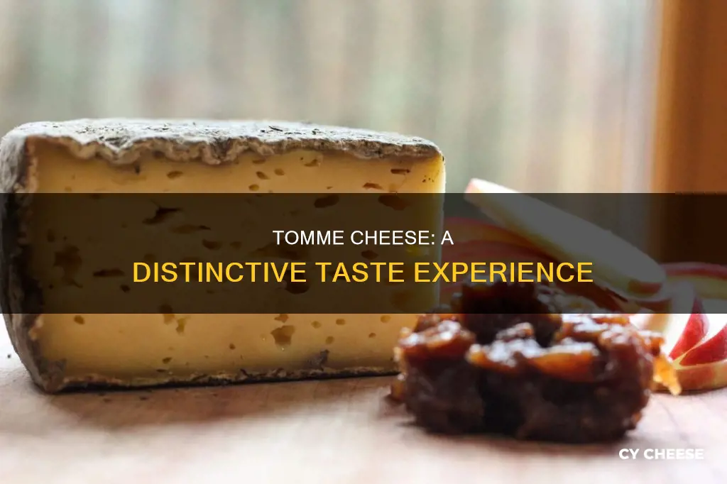 what does tomme cheese taste like