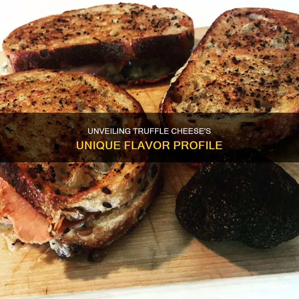 what does truffle cheese taste like