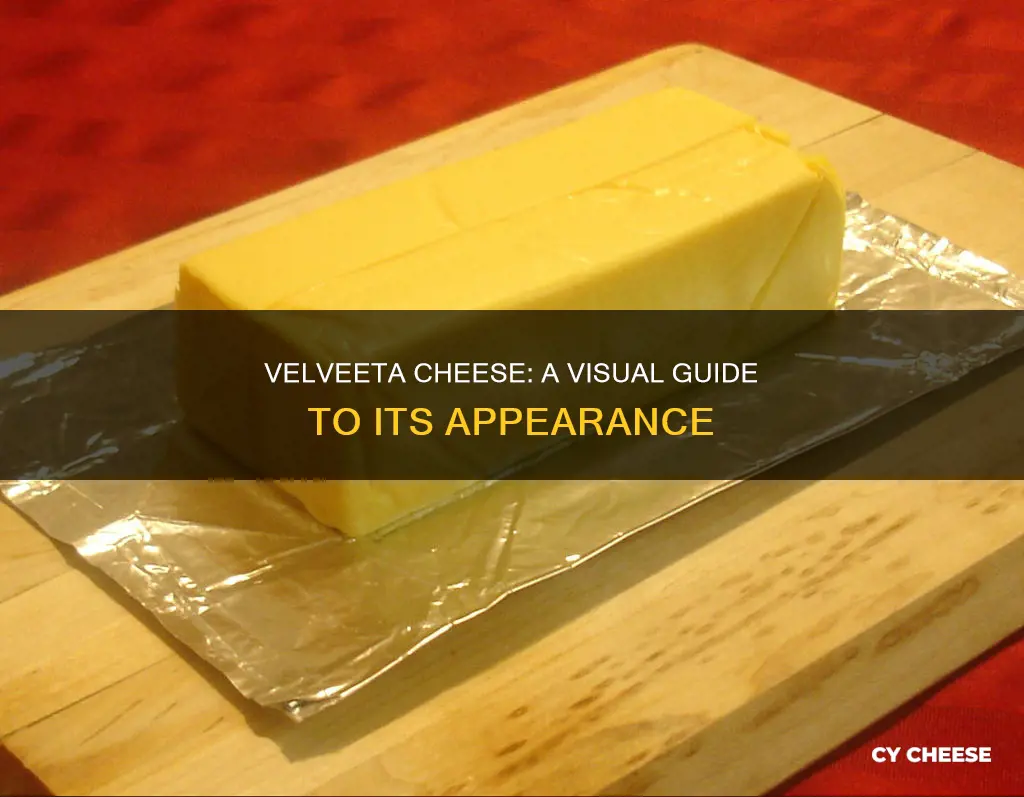 what does velveeta cheese look like