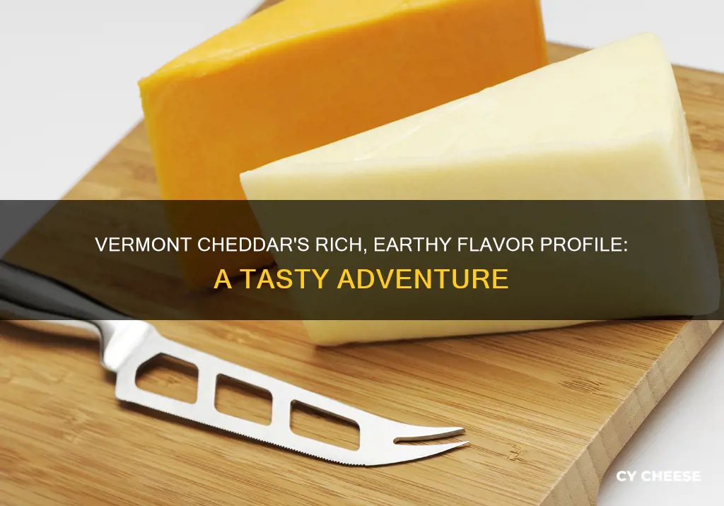 what does vermont cheddar cheese taste like