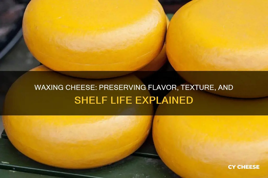 what does waxing cheese do