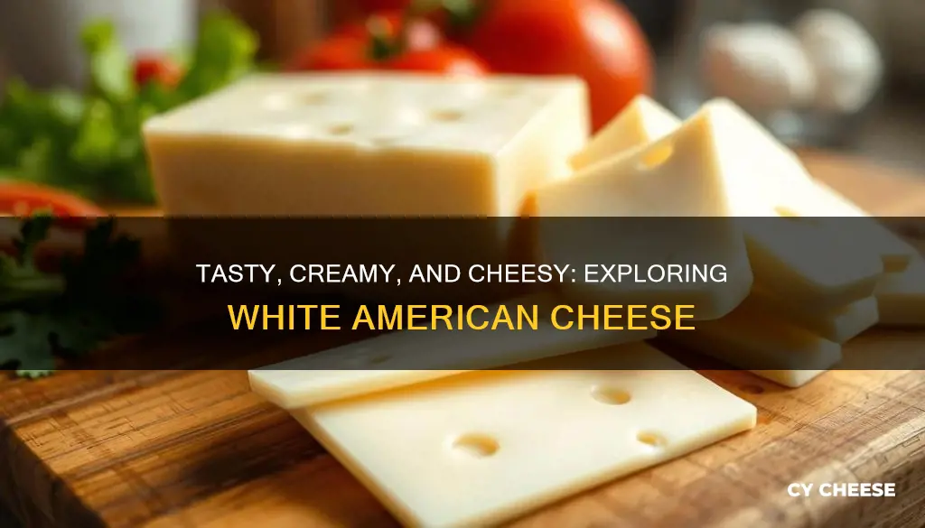 what does white american cheese taste like