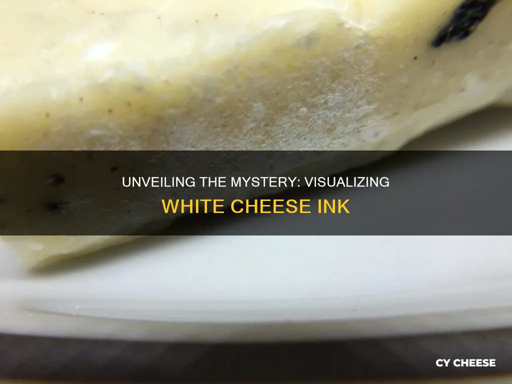 what does white cheese ink look like