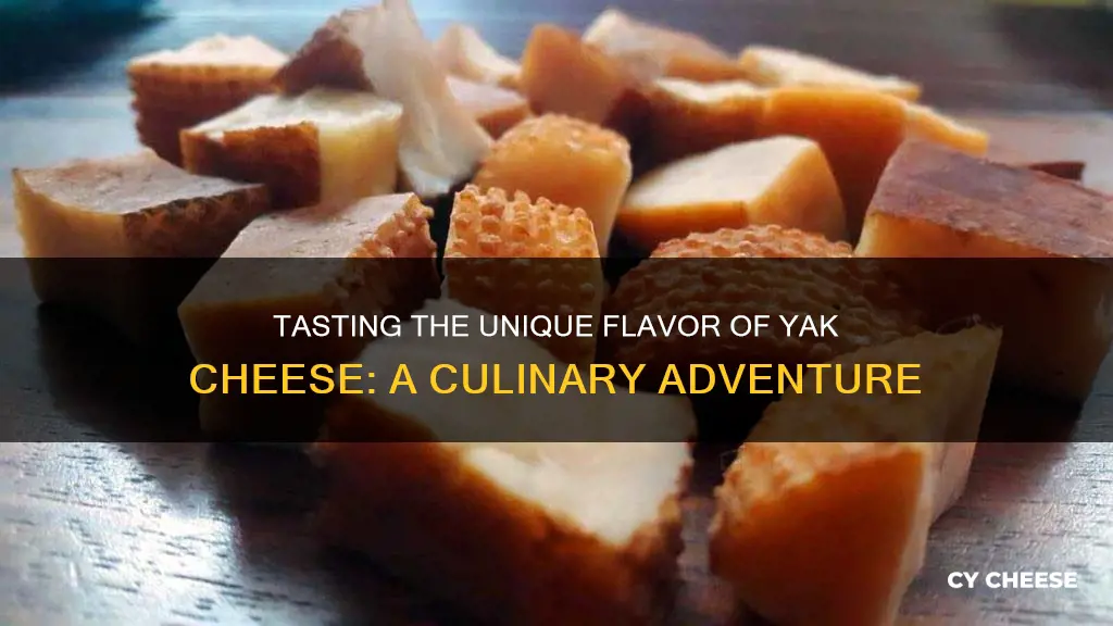 what does yak cheese taste like