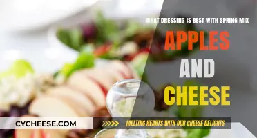Spring Mix, Apples, and Cheese: The Perfect Dressing Match