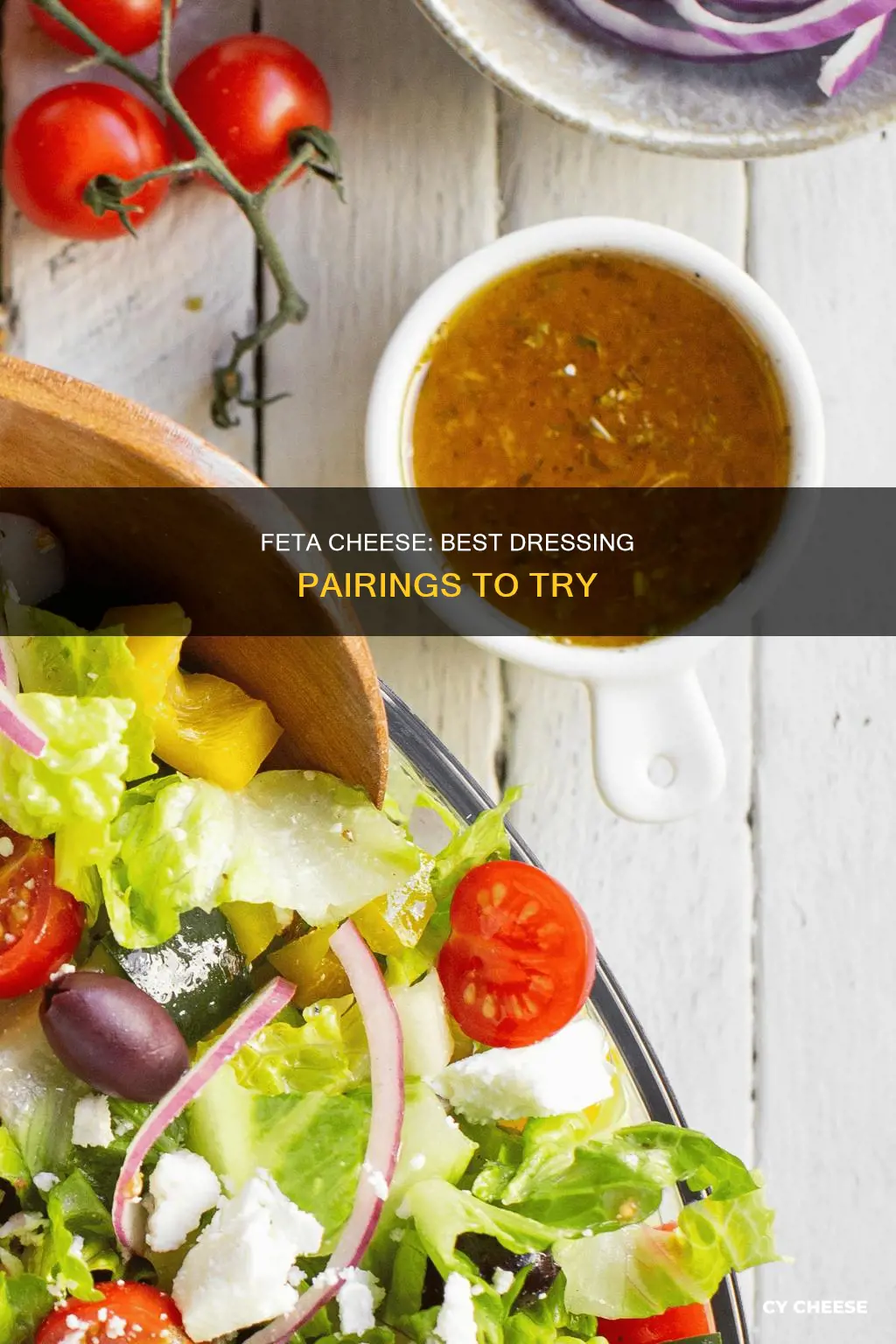 what dressings go well with feta cheese