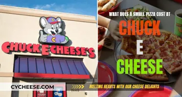 Chuck E. Cheese's Small Pizza: How Much Does It Cost?