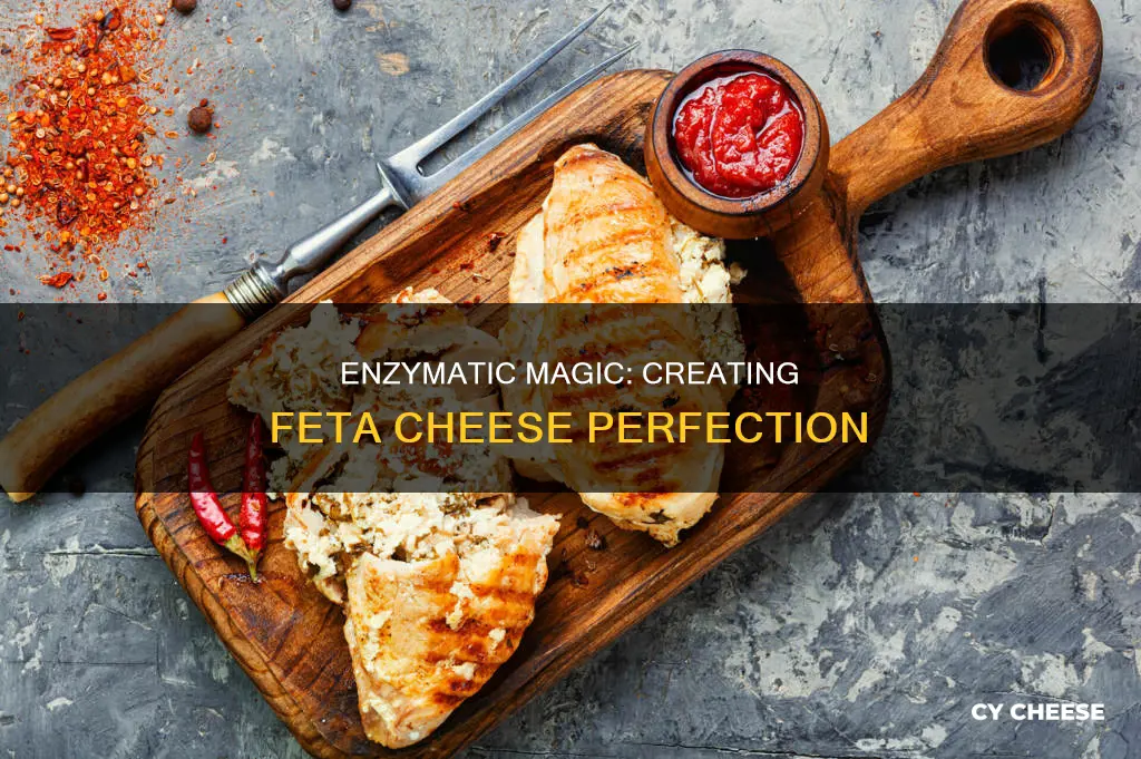 what enzymes are used to make feta cheese