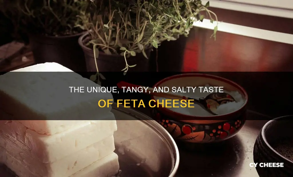 what feta cheese taste like