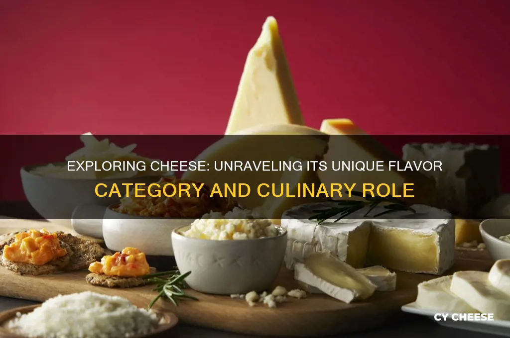 what flavor category is cheese
