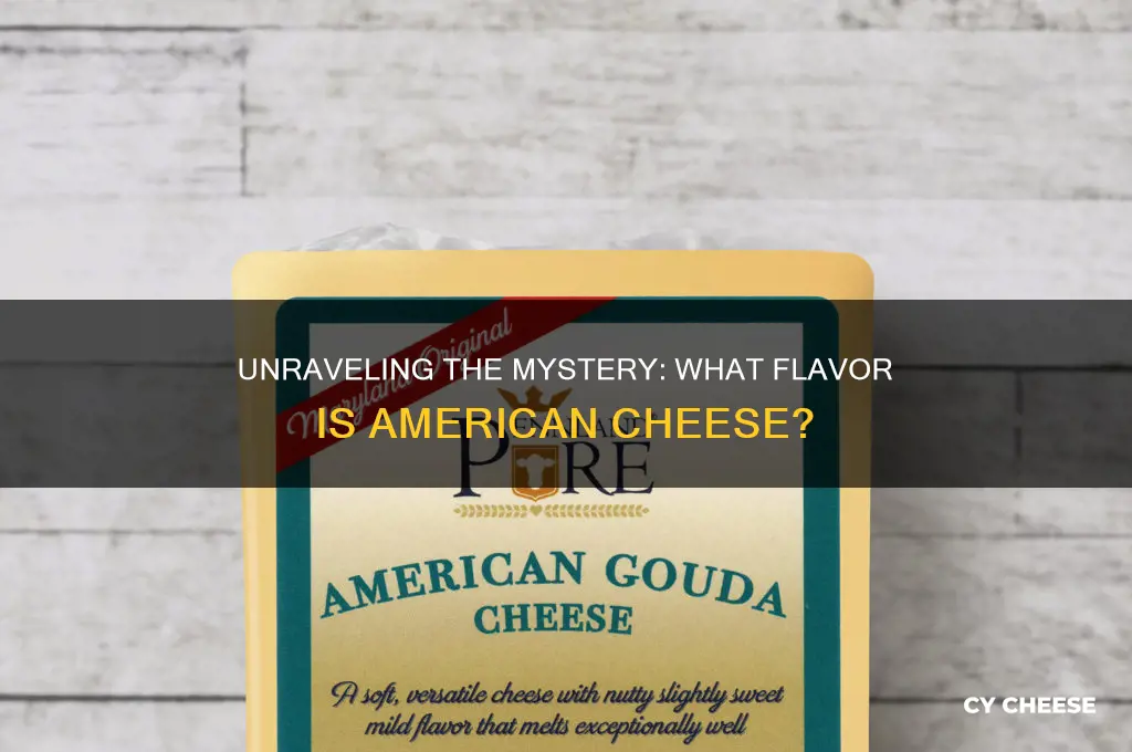 what flavor is american cheese
