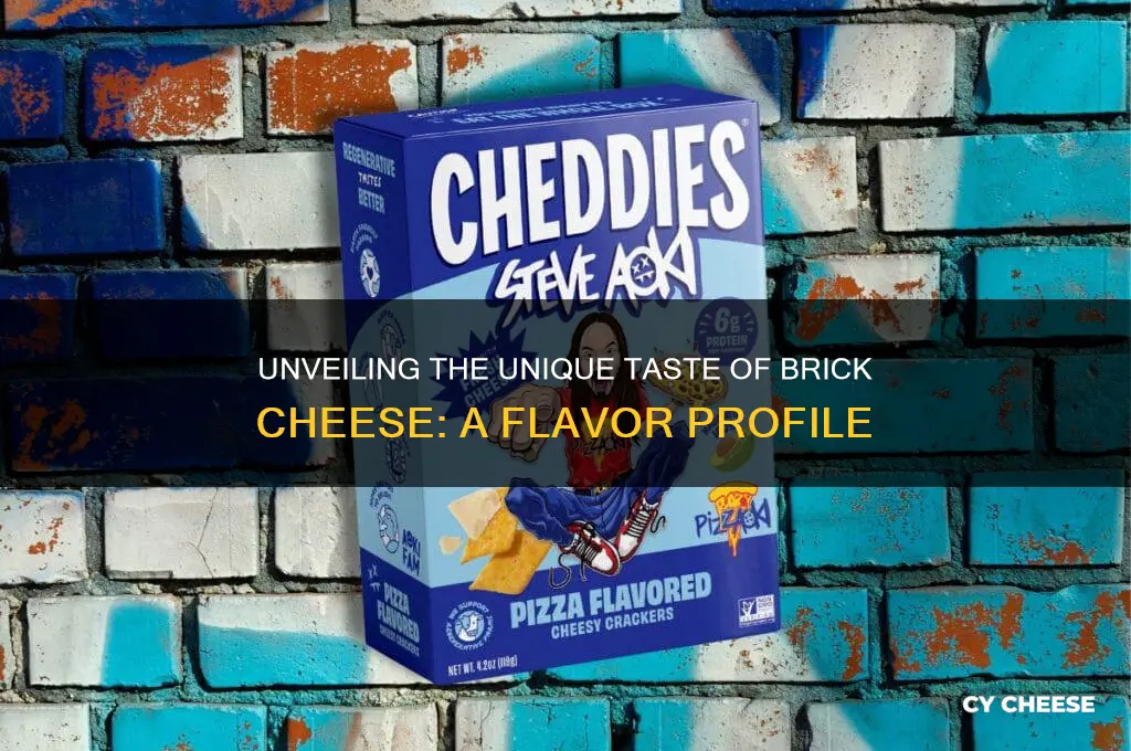 what flavor is brick cheese