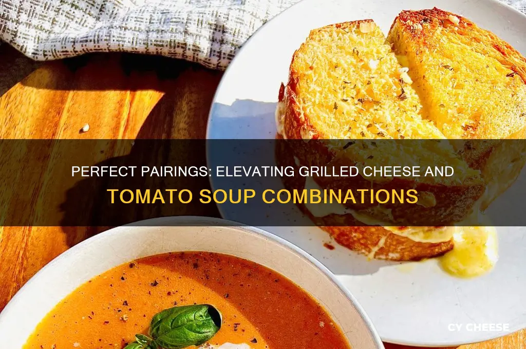 what foes good with grilled cheese and tomato soup