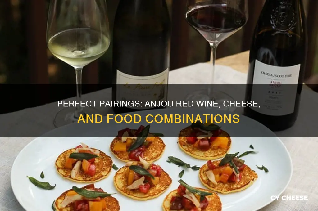 what food and cheese pair with anjou red wine