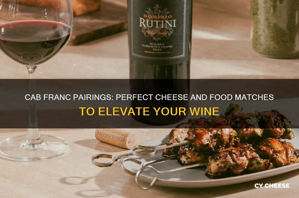 what food and cheese pair with cab franc