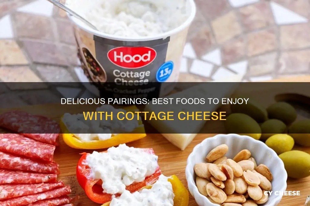 what food goes good with cottage cheese