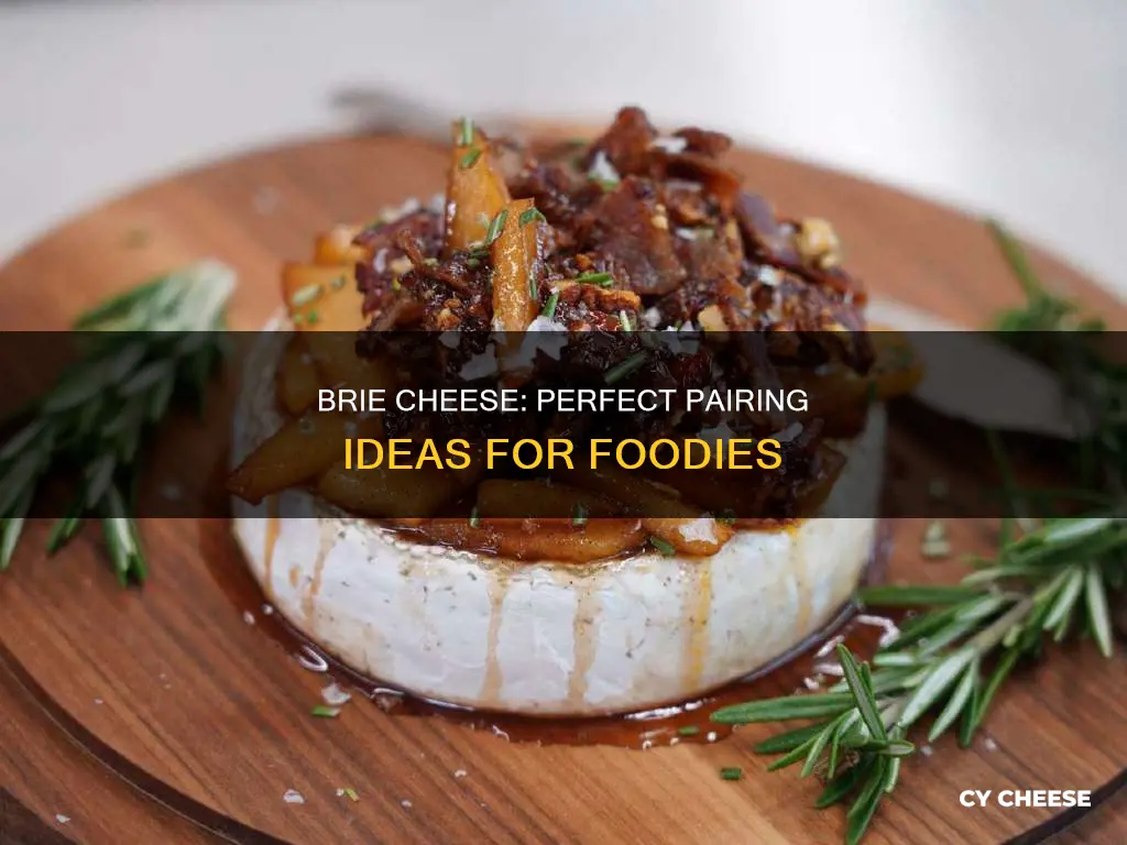 what food goes with brie cheese