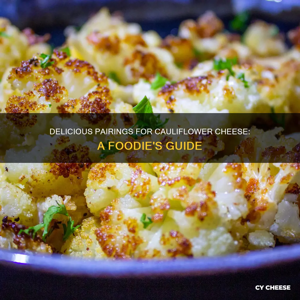 what food goes with cauliflower cheese