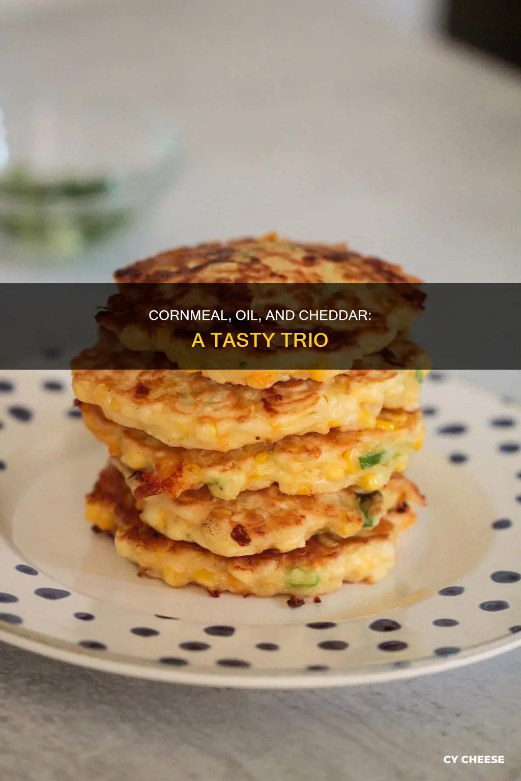 what food product has cornmeal vegetable oil cheddar cheese