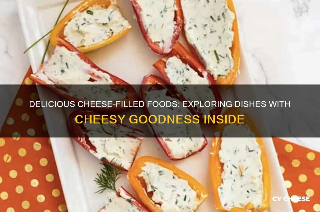 what foods contain cheese