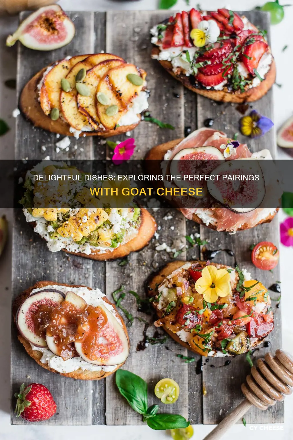 what foods go with goat cheese